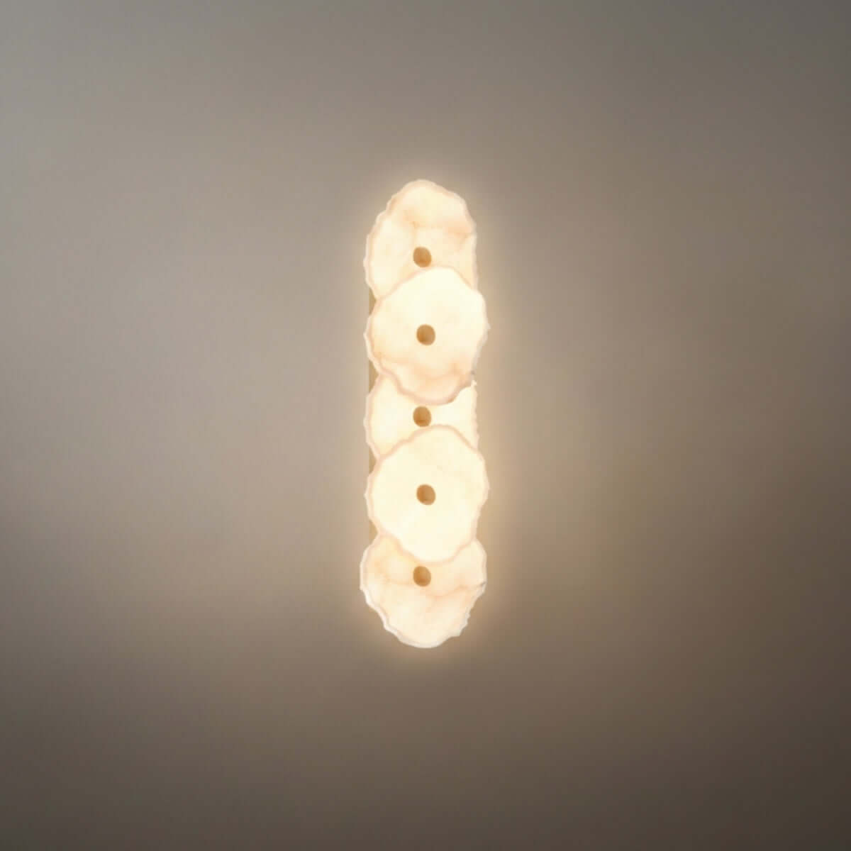 Excelis Royal Alabaster Petal Wall Sconce for Living Room